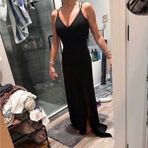 Elegant Black Maxi Dress